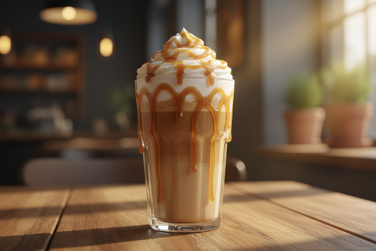 How to Make Café-Style Caramel Latte at Home