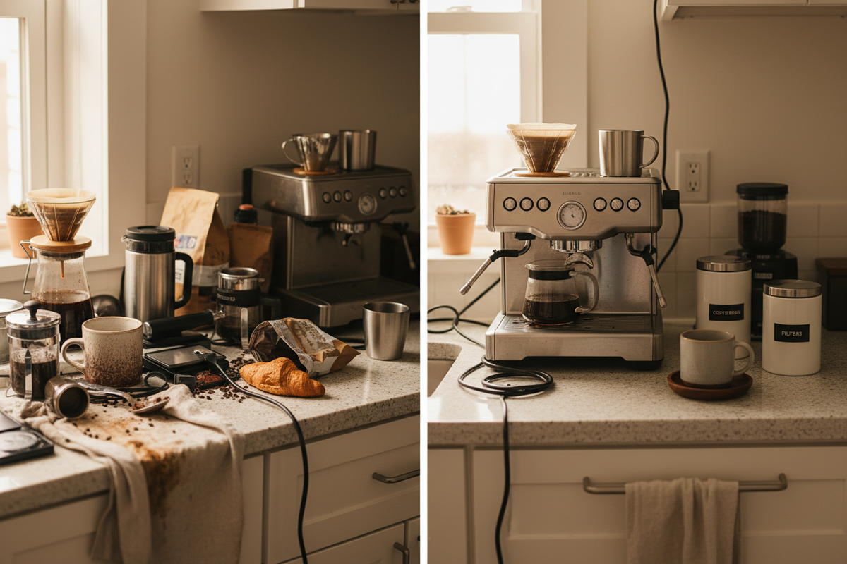 Why Your Kitchen Feels Cluttered (Coffee Edition)