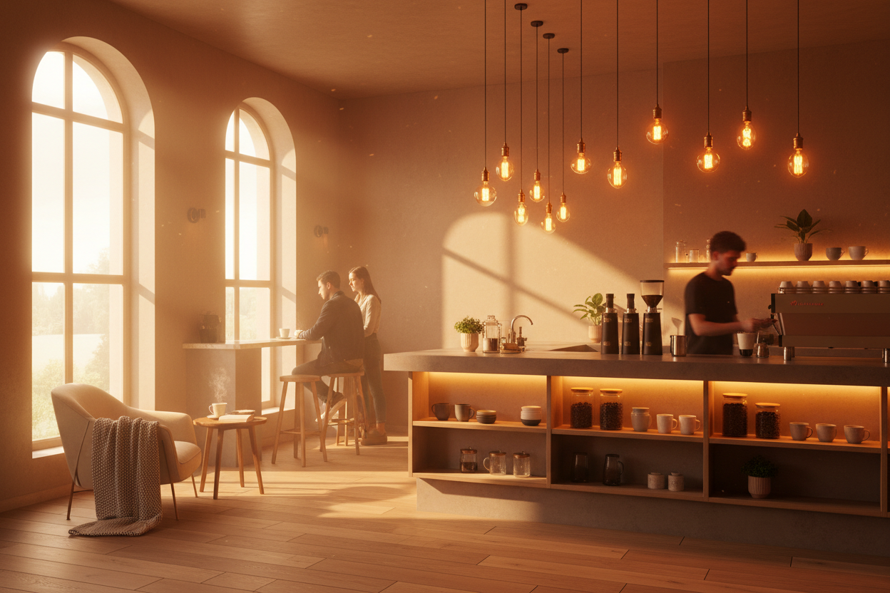 The Best Lighting for Coffee Spaces