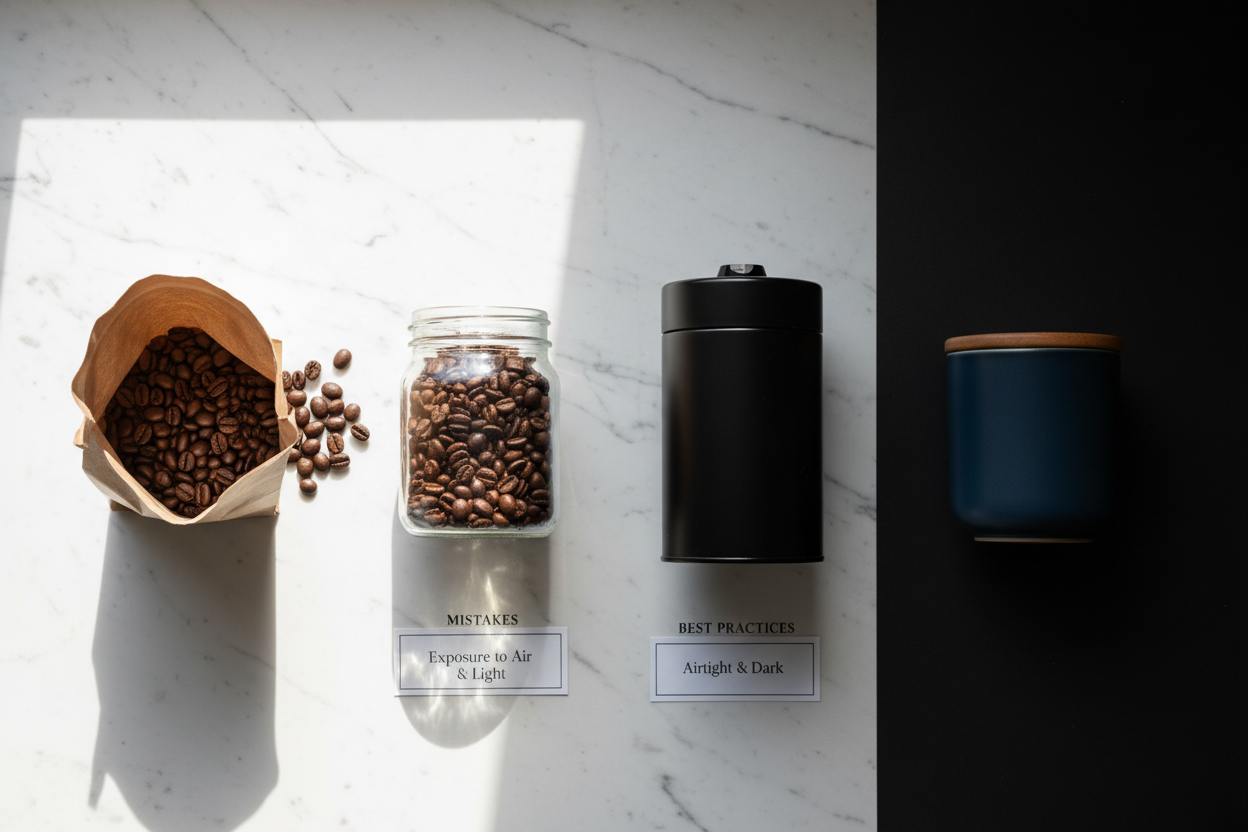 Coffee Storage Mistakes That Kill Flavor