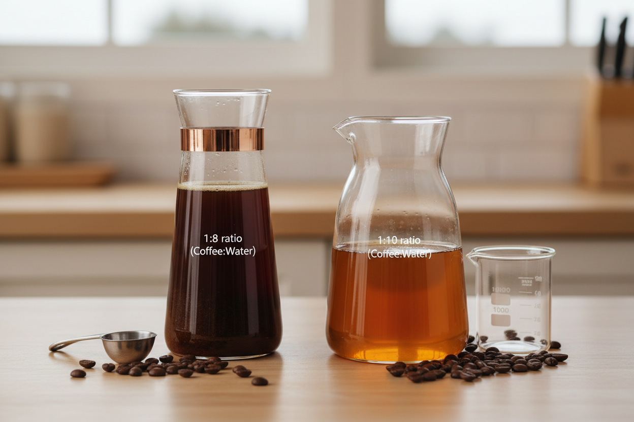 Cold Brew Ratios 101: 1:8 vs 1:10 (What Tastes Better?)