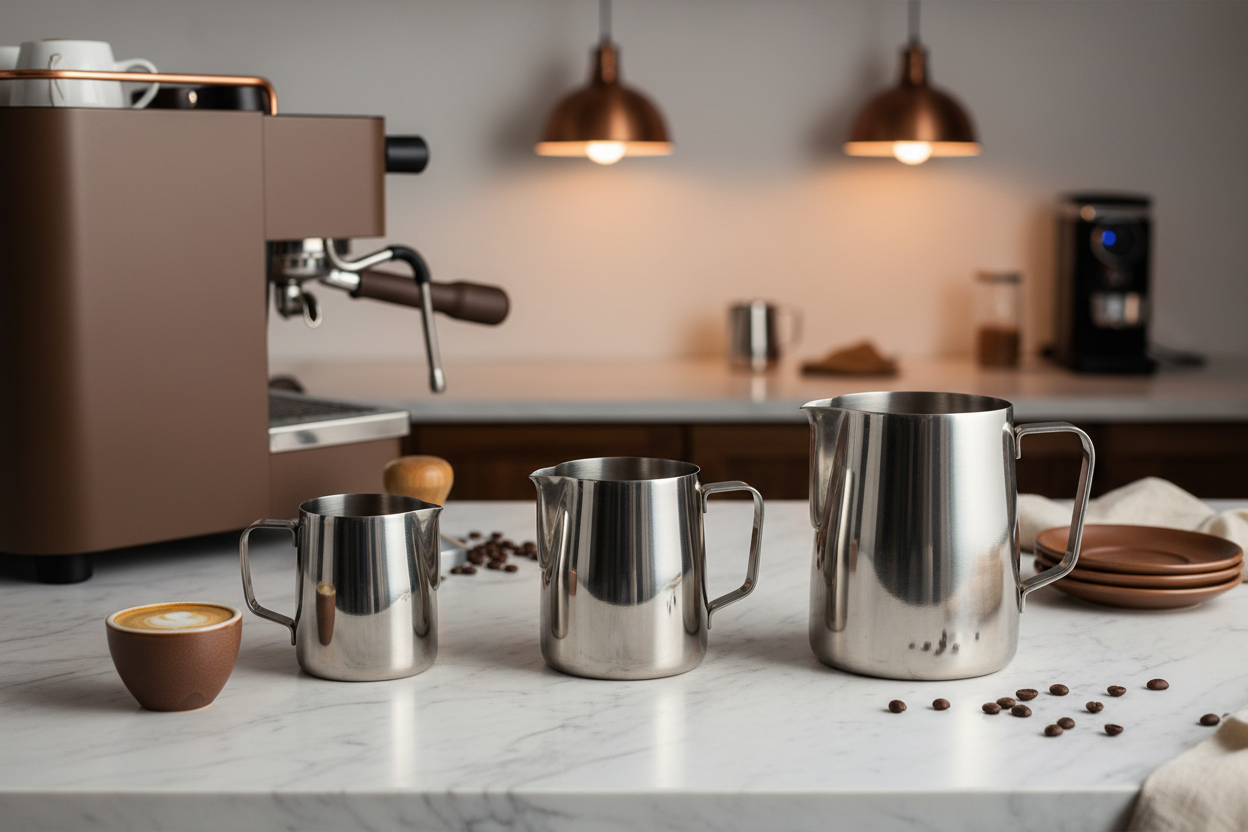 Milk Pitcher Size Guide: Pick the Right One for Your Daily Latte