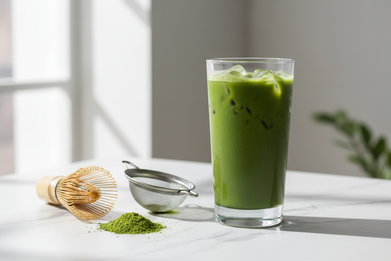 How to Make Iced Matcha Without Clumps