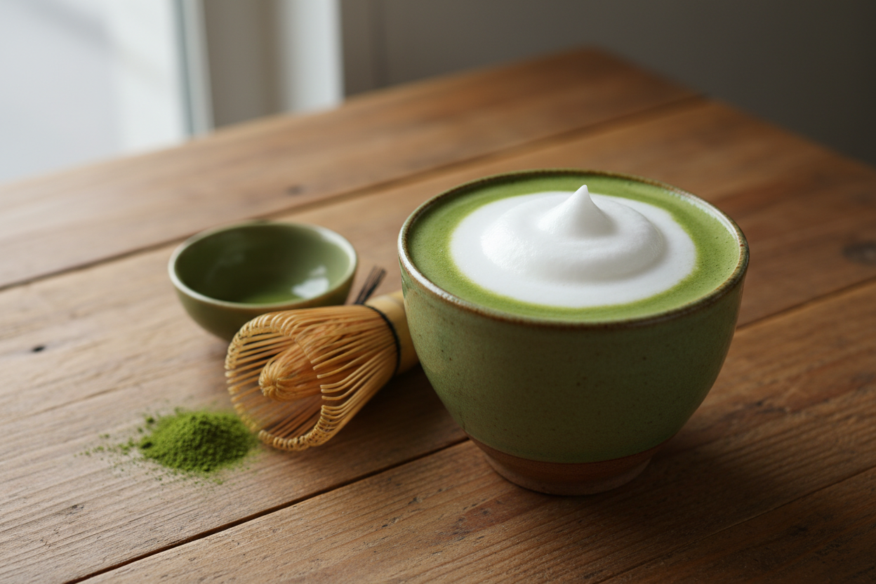 Matcha Latte at Home That Actually Tastes Smooth