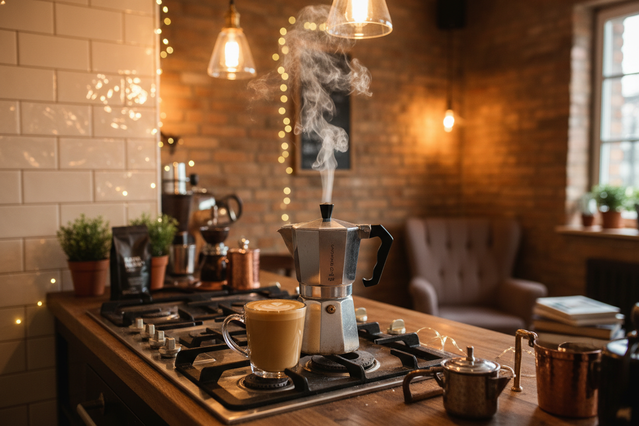 Moka Pot Coffee: How to Make a Bold Latte Base