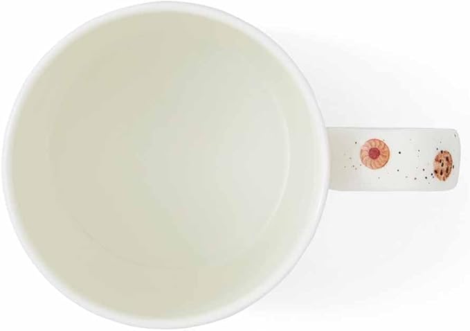 Royal Worcester Wrendale Designs Farmhouse Style Mug, Diet Starts Tomorrow - 14 oz Fine Bone China Mug with Hamster Illustration for Cozy Kitchen Vibes - Floral Drinkware for Daily Comfort