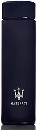 17 oz Car Logo Black Frosted Travel Mugs & Tumblers Vacuum Insulated Stainless Steel Thermal Bottle Fashion Business Thermal Cup for Hot or Cold Drink Coffee Or Tea (fit Maserati)