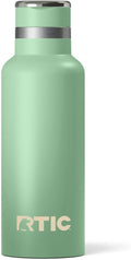 RTIC 16oz Journey Bottle Metal Stainless Steel Vacuum Insulated, BPA Free, Reusable, for Water, Hot and Cold Drinks, Travel, Sports, Camping, Sage