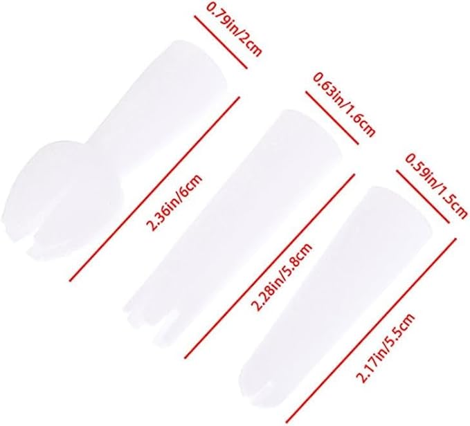 3Pcs White Set Whip Cream Dispenser Head Whipped Nozzle Mounting Mouth Base Tips Dinning Bar Whip Special Head Cream Chargers and Whippers