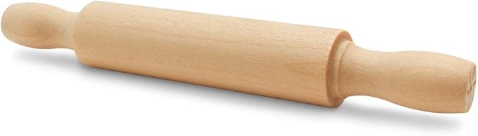 Wooden Mini Rolling Pin, 5 Inches Long, Pack of 100, Great for in The Kitchen, Play-doh, Crafting and Imaginative Play, by Woodpeckers