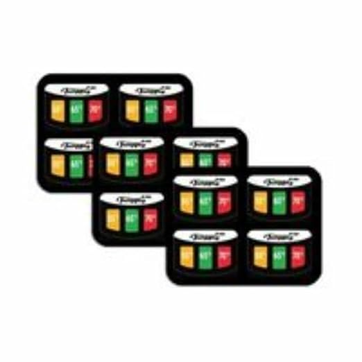 Milk Thermometer Pack – Professional-Grade Temperature Indicator Stickers for Perfect Milk Frothing –Reusable & Easy to Use – Essential for Baristas & Coffee Enthusiasts, Pack of 3