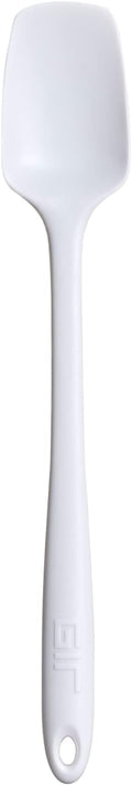 GIR: Get It Right Silicone Spoonula Spatula - 11-Inch Skinny Studio White - Heat-Resistant & Nonstick Silicone Kitchen Utensils - Serving & Scraping