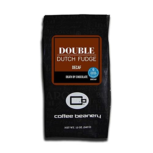 Chocolate Fudge Brownie Flavored Coffee SWP Decaf, Specialty Arabica Coffee, Medium Roast, 12 ounce, Automatic Drip (Ground)