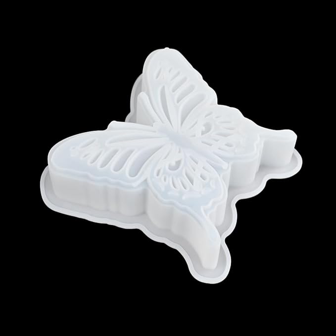 mostsom 3D Butterfly Design Silicone Mousse Mold DIY Dessert Pudding Chocolate Mould Wedding Cake Decorating Tools Bakeware (A_ Butterfly)