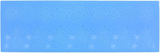 Embossing Lace Fondant Mold, Multi Circle Flowers Lace Mat Wedding, Silicone Molds for Cake Decorating Tool, Cake Lace Molds