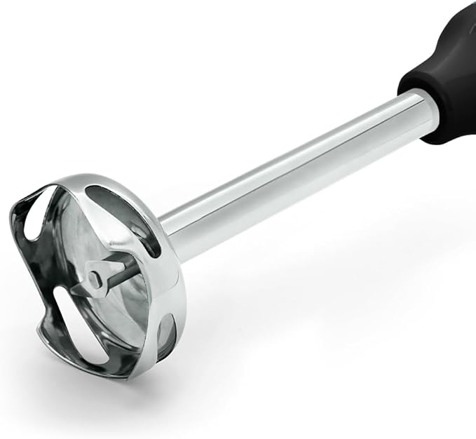 TAURUS ROBOT 500 INOX COMPLETE | Immersion Blender 500 W | Stainless Steel | Detachable Rod | Turbo Rotation System | Pulse Control | Ergonomic and Anti-Splash | Accessories included
