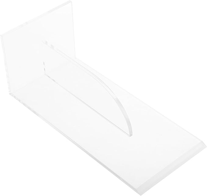 PRETYZOOM Acrylic Cake Smoother Scraper - 8.6 Inch Pastry Scraper Fondant Smoother Baking Accessory Butter Frosting Tools