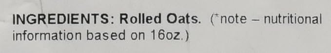 Gerbs Gluten-Free Traditional Rolled Oats 2 lbs. | Premium Grade, Resealable Bag | Hearty Texture, Ideal for Baking & Breakfast | Top 14 Allergen-Free