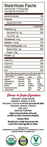 Miss Jones Baking Organic Fudge Brownie Mix, Non-GMO, Vegan-Friendly: Rich Cocoa (Pack of 3)