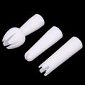 3Pcs White Set Whip Cream Dispenser Head Whipped Nozzle Mounting Mouth Base Tips Dinning Bar Whip Special Head Cream Chargers and Whippers