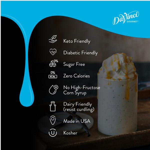 DaVinci Gourmet Sugar-Free Toasted Marshmallow Syrup, 25.4 Fluid Ounces (Pack of 4)