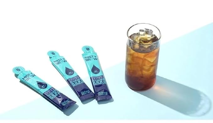 Cold Brew Coffee Concentrate liquid, Single Serve Coffee Sticks, MistyBrew, Imported from Korea, Premium coffee (5 sticks, Antigua)