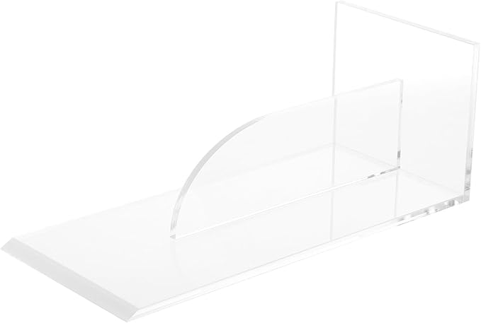 jojofuny Transparent Acrylic Cake Scraper Smoother, Baking Tool for Cake Decoration, Fondant Smoother, Bakery Supplies, Frosting Tools, 8.66 X 3.93 X 3.14 Inch