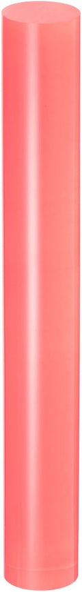 HARFINGTON Acrylic Clay Roller 8 Inch x 1 Inch Solid Non-Stick Plastic Round Tube Roller Polymer Clay Rod Fondant Rolling Pin for Shaping, Sculpting, Modeling DIY Crafts, Pink