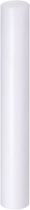HARFINGTON Acrylic Clay Roller 7.28 Inch x 1 Inch Solid Non-Stick Plastic Round Tube Roller Polymer Clay Rod Fondant Rolling Pin for Shaping, Sculpting, Modeling DIY Crafts, White