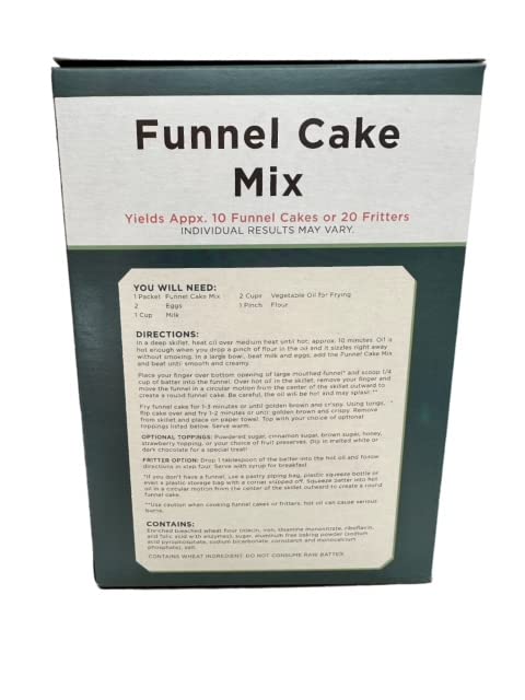 A Blend Above Funnel Cake Mix, Funnel Cake Fun: Classic Fairground Treat Mix, Makes 10 Funnel Cakes or 20 Fritters, Quick and Easy to Make, Delicious at Every Bite