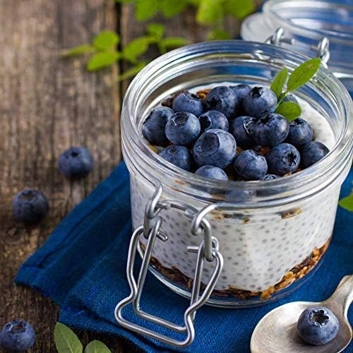 Lark Ellen Farm Grain-Free Granola, Certified Organic Raw Sprouted Vegan Clusters, Paleo & Crunchy Gluten-Free Bites for Cereal or Yogurt, Lemon Blueberry 8 oz, 6 Pack