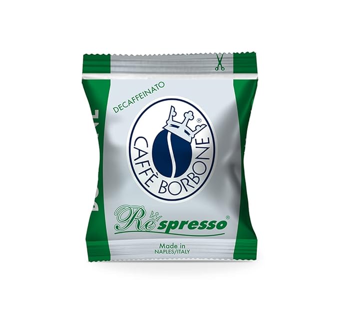 Caffe Borbone Nespresso Compatible Coffee Pods, DEK Blend Decaffeinated, Medium Roast, Decaf Espresso - NOT compatible with Vertuo - 100 Count