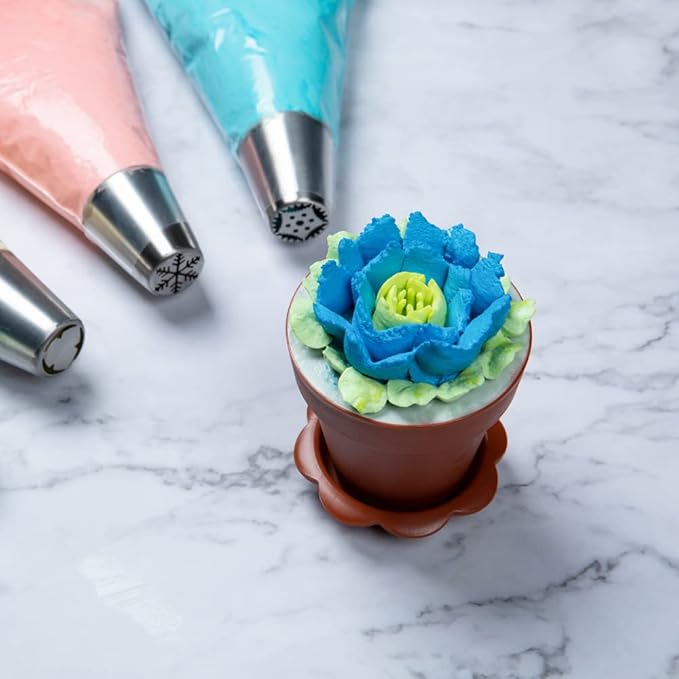 Pastry Tek Stainless Steel #48 Russian Piping Tip - 1 1/2" x 1 1/2" x 1 3/4" - 1 count box