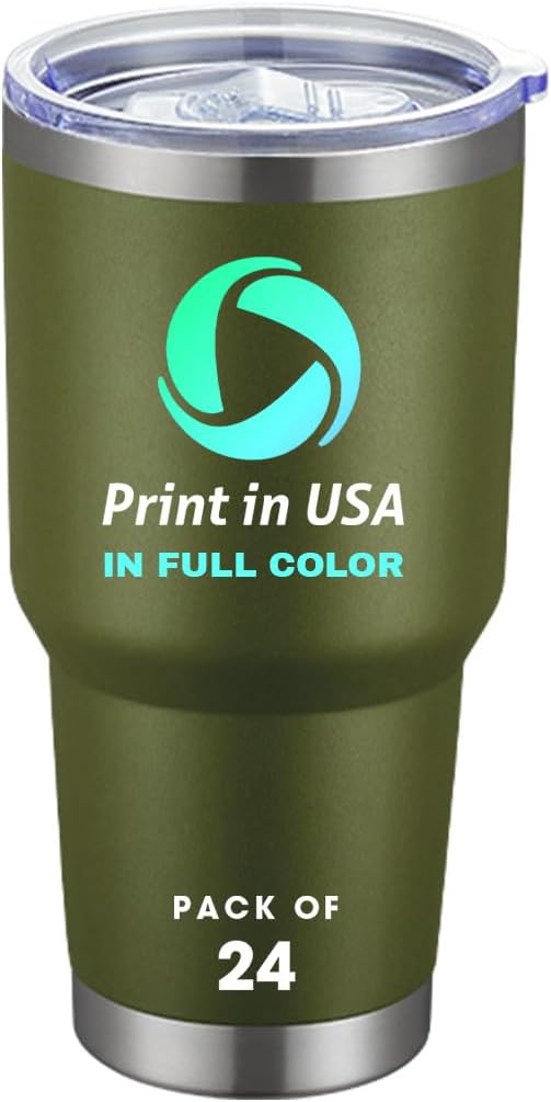 Personalized Tumbler with Pictures Text Logo,Print in USA,30oz Custom Coffee Tumbler with Lid & Straw,Double-layer Stainless Steel Custom Insulated Tumbler,Personalized Gifts As Birthday,Christmas