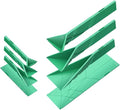 POLYGONS FLAT 3-IN-1 FOLDING MEASURING SPOONS | 2 Spoons with 6 Different Sizes (Green)