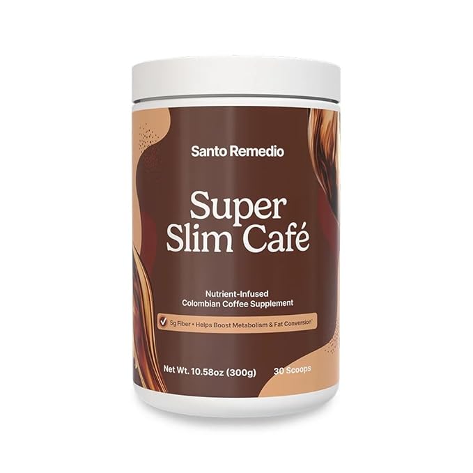Santo Remedio Entalla, Super Café Coffee JAr. 30 Servings, Net Wt. 10.58 oz (300 g), 30 calories per serving