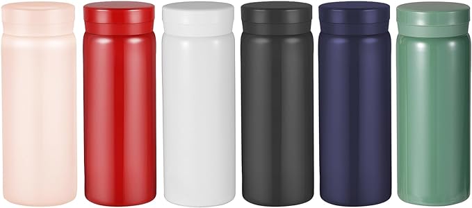 Mini Thermos Cute Water Bottle - 7 oz Tiny Insulated Vacuum 18/10 Stainless Steel Small Flask - Leak Proof & Spill Proof & Keeps Cold and Hot for Drink, Coffee, Tea