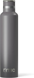 RTIC 26oz Journey Bottle for Water, Metal Stainless Steel Vacuum Insulated, BPA Free, Reusable, Hot and Cold Drinks, Travel, Sports, Camping, Graphite