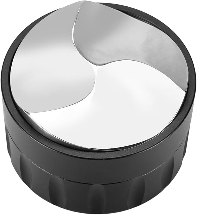 58.35mm Gravity Coffee Distribution Tool, Gravity Adaptive Coffee Distributor, Anti-slip Espresso Leveler, Barista Espresso Accessories, 304 Stainless Steel base