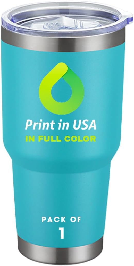 Personalized Tumbler with Pictures Text Logo,Print in USA,30oz Custom Coffee Tumbler with Lid & Straw,Double-layer Stainless Steel Custom Insulated Tumbler,Personalized Gifts As Birthday,Christmas