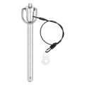 UXCELL 1 Pcs Quick Release Pin, 3/8" x 4" (Dia. x L), Stainless Steel, Silver