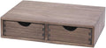 Coffee Pods Storage Drawer Holder for Capsules - Multi Functional Desk Organizer Drawers For K-Cup Coffee Maker Brew - Kitchen Mini Wooden Box Chest Sideboard Counter Organization CF1D2C Dark