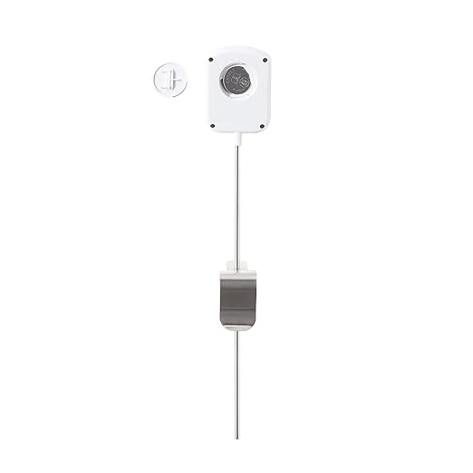 Taylor Programmable Digital Candy and Deep Fry Thermometer with Green Light Alert Display, Long Stem, and Adjustable Pan Clip, White