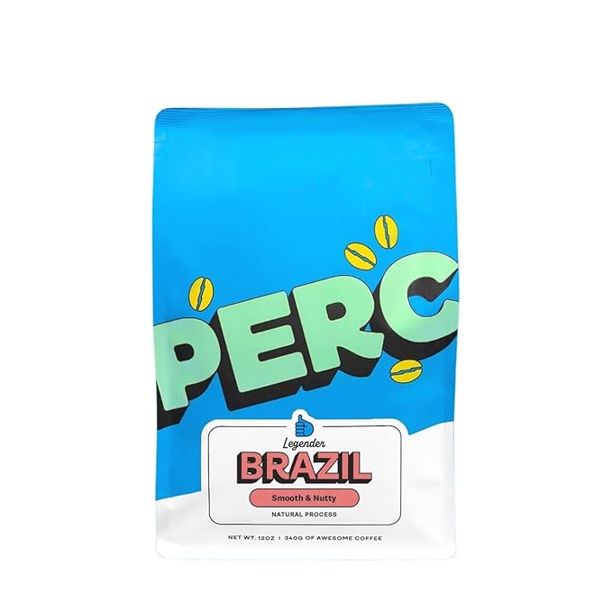 Brazil Legender - Roasted by Perc Coffee - Whole Bean Coffee - 12 Ounce Bag