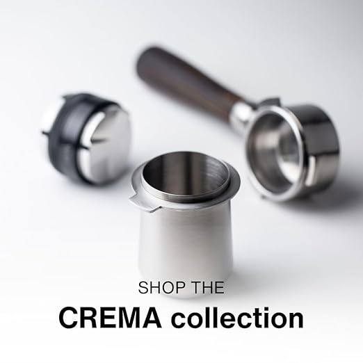 Crema Coffee Products 54mm Dosing Funnel|Compatible with 54mm Breville Portafilter,DualBoiler and OracleEspressoMachines|PreventsSpillage&Waste|DurableStainlessSteel|EasyFit for Clean,ConsistentDosing