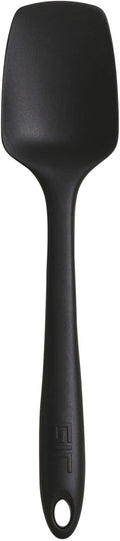 GIR: Get It Right Silicone Spatula Spoonula - 11-Inch Black - Heat-Resistant to 425°F & Flexible Edge for Scraping & Scooping - Dishwasher Safe & Nonstick Cookware Friendly
