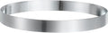 HARFINGTON Round Cake Ring 7.09 x 1 Inch Seamless Stainless Steel Pastry Mousse Dessert Ring Mirror Coating for Baking Cooking English Muffins Crumpet Making Tool
