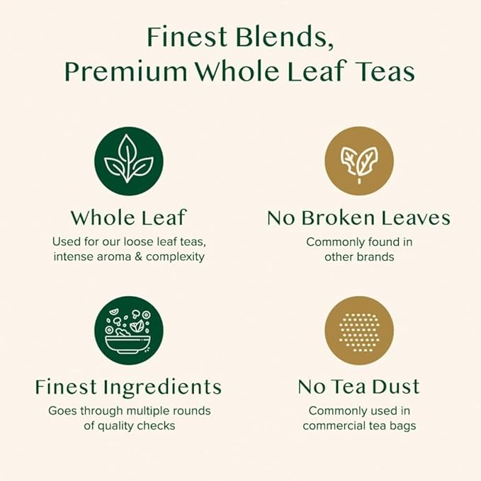VAHDAM, Double Spice Masala Chai Tea (50+ Cups, 3.53oz) Strong, Robust & Spicy Blend - Black Tea CTC, Cardamom, Cinnamon, Cloves & Black Pepper | Pure Unblended Loose Leaf Tea | Vacuum Sealed