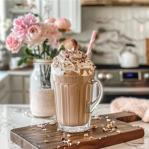 Jordan's Skinny Syrups Sugar Free Coffee Syrup, Mocha Flavor Drink Mix, Zero Calorie Flavoring for Chai Latte, Protein Shake, Food & More, Gluten Free, Keto Friendly, 25.4 Fl Oz, 2 Pack