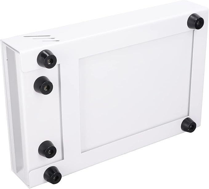 Coffee Knock Box Drawer, stainless steel Coffee Powder Box, Coffee Knock Box with Removable Rubber Strike Wood Pole and Non Slip Base (White)